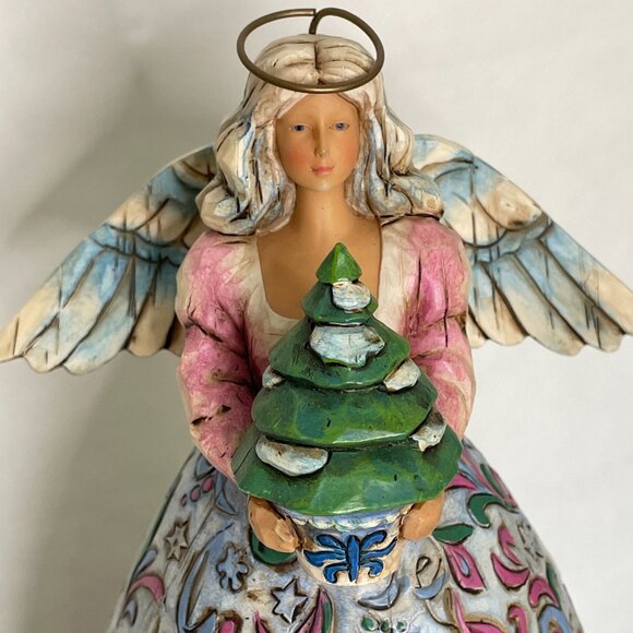 2004 Jim Shore "Landscape Sleeps" Winter Angel VINTAGE - Picture 3 of 7